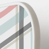 Aangepast neutraal plaatje (rode streep) pickleball paddle (Links Detail)