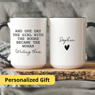 Aangepast Nieuw Auteur Cadeau Boek Schrijver Liefh Tweekleurige Koffiemok