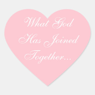 Aangepast nodigt bruin roze bruin uit hart sticker