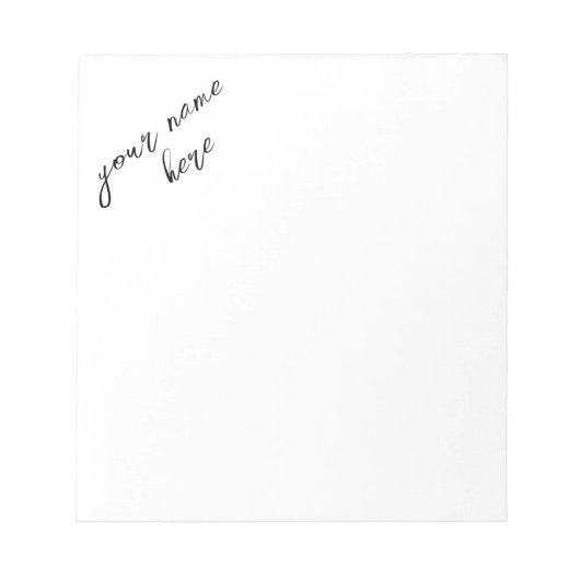 Aangepast Notitieblok (Voorkant)