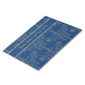 Aangepast Notitieblok (Jotter) Blauw, Gold-effect  (Schuin)