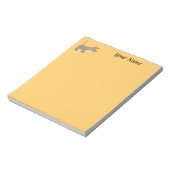 aangepast notitieblok met hondenontwerp (Gedraaid)