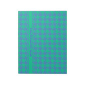 Aangepast Notitieblok of Jotter Emerald en Blue Do (Gedraaid)