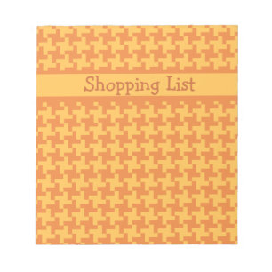 Aangepast Notitieblok of Jotter, Oranje controle v