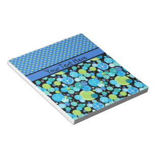 Aangepast Notitieblok of Jotter Quirky Blue Moons