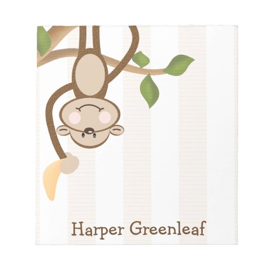 Aangepast Notitieblok voor apen (Voorkant)