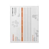 Aangepast Notitieblok voor huisdierenoppas (Gedraaid)