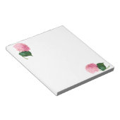 Aangepast Notitieblok voor roze hydrangea (Schuin)