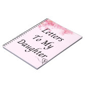 Aangepast Notitieboek | Brieven aan mijn dochter f (Linkerzijde)