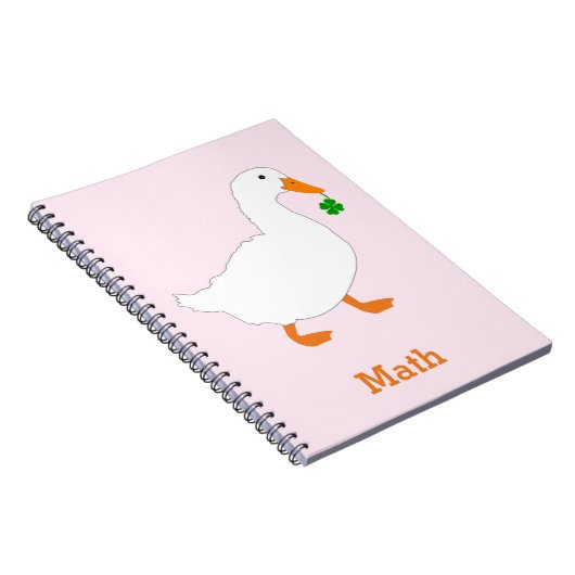 Aangepast Notitieboek Duck Pattern (Rechterzijde)