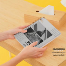 Aangepast Notitieboek Jouw naam en foto toevoegen