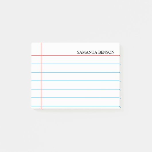 Aangepast Notitieboek Post-it® Notes (Voorkant)