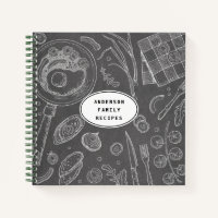 Aangepast Notitieboek voor het trekken van voedsel