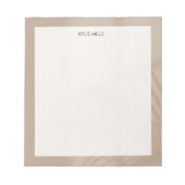 Aangepast notitiepad notitieblok (Voorkant)