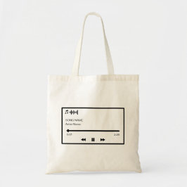 Aangepast nummer tote bag