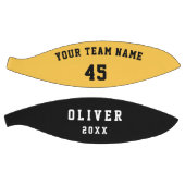 Aangepast nummer van het gele team van Basketball Basketbal (Panelen)