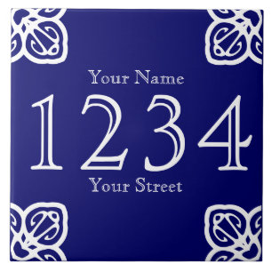 Aangepast nummer van Spaans huis Tegeltje