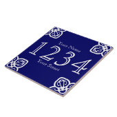 Aangepast nummer van Spaans huis Tegeltje (Zijkant)