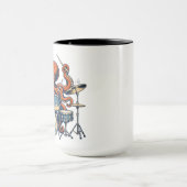 Aangepast Octopus Drummer Design Mok (Midden)
