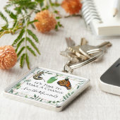 Aangepast om de instandhouding van de vlinder van  sleutelhanger (Zijkant)