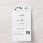 Aangepast om je aan te sluiten bij de QR Code Mode All In One Uitnodiging (Binnen)