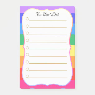Aangepast om Rainbow aan te bieden Post-it® Notes