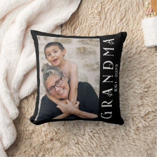 Aangepast Oma Opgericht Modern Fotocadeau Kussen