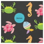 Aangepast onder Zee Fabric Stof (Close Up)