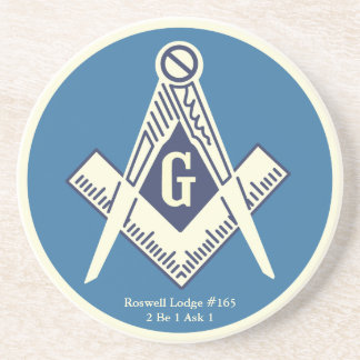 Aangepast Onderzetter voor Masonic Blue Lodge