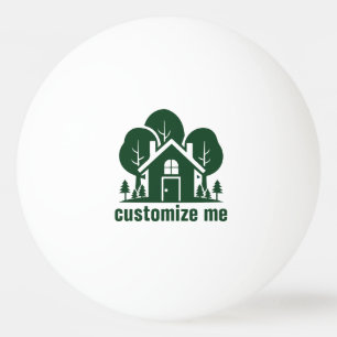 Aangepast onroerend goed bedrijf Green Forest Hous Pingpongballen