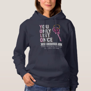 Aangepast onroerend goed Je kunt slechts één keer Hoodie