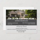 Aangepast onroerend goed Open House Briefkaart (Voorkant / Achterkant)