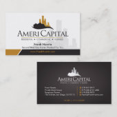 AANGEPAST onroerend goed V3 Visitekaartje (Voorkant / Achterkant)