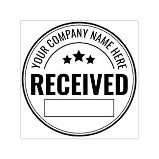 Aangepast Ontvangen Business Self Inking Rubber St Zelfinktende Stempel