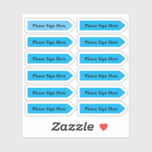 Aangepast ontwerp Blauwe Pijl Stickers