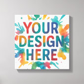 Aangepast ontwerp DIY creëer uw eigen Canvas Afdruk (Voorkant)