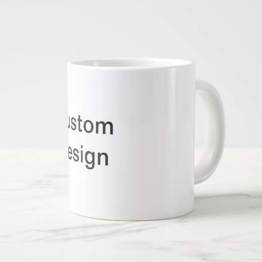 Aangepast ontwerp extra grote beker (Voorkant rechts)