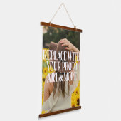 Aangepast ontwerp hangend wandkleed (Gebogen)
