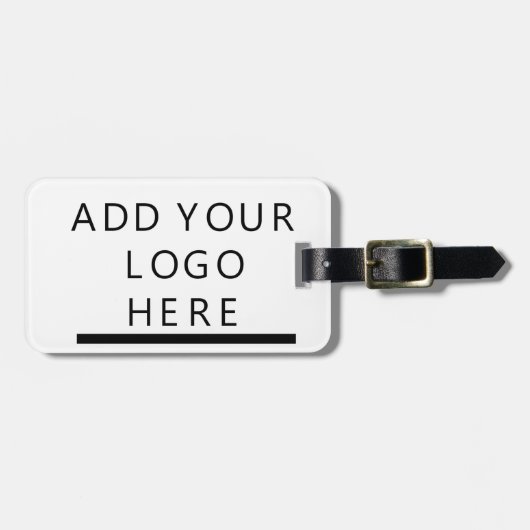Aangepast ontwerp Logo Bagagelabel (Voorkant horizontaal)