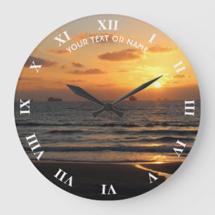 Aangepast ontwerp met uw eigen foto en Jouw tekst Grote Klok
