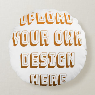 Aangepast ontwerp product uploaden rond kussen