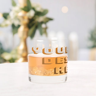 Aangepast ontwerp product uploaden whisky glas