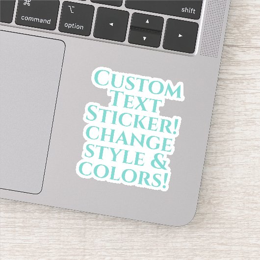 Aangepast ontwerp sticker (Detail)