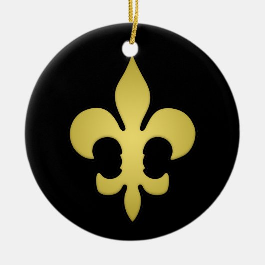 Aangepast ontwerp "Super Saints" Keramisch Ornament (Voorkant)