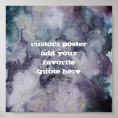 Aangepast ontwerp voor abstracte inkt voeg uw eige poster (Voorkant)