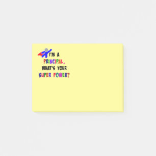 Aangepast ontwerp voor de directeur-superkracht post-it® notes