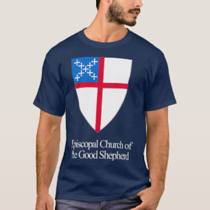Aangepast ontwerp voor de episcopale kerk van de t-shirt