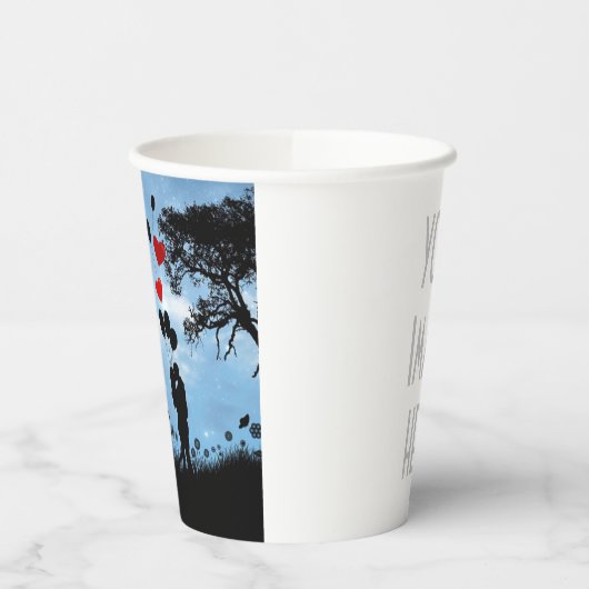 Aangepast ontwerp voor de koffiebeker papieren bekers (Links)