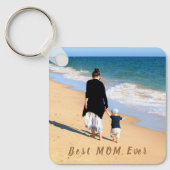 Aangepast ontwerp voor fototekst Sleutelhanger - B (Voorkant)