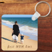 Aangepast ontwerp voor fototekst Sleutelhanger - B (Achterkant)